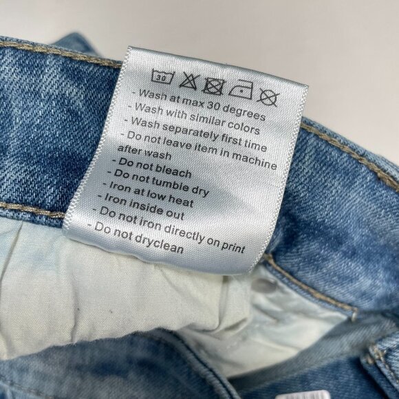 Serenede Men's 36 Cyber Cloud Cargo Jeans Bungee Cords Pockets Skinny Streetwear - Picture 6 of 14